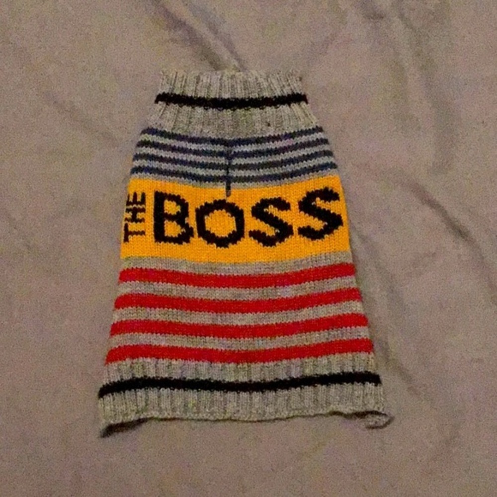 The Boss XS Dog Sweater